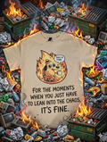 Classic "This is fine" Soft Cotton T.