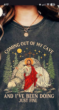 Coming out of my Cave Easter T.