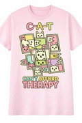 "Suns out, stress...still here. So is this short sleeve spring T